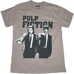Pulp Fiction  Tarantino Men’s T-Shirt Y2K Pink Small Cotton